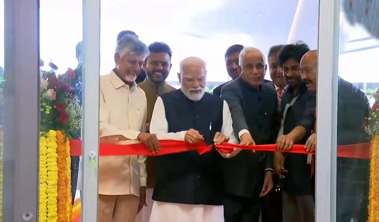 PM Modi inaugurates Alluri Sitarama Raju International Airport at Bhogapuram